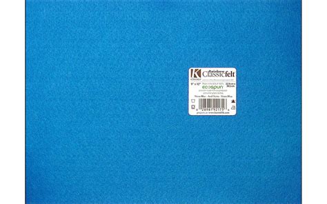 Kunin Eco-Fi Classic Felt 9"x12" Sheet Neon Blue 